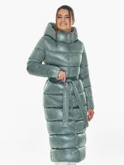 Акция на Куртка зимова довга жіноча Braggart 58450 50 (L) Турмалін от Rozetka