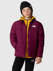 Акція на Дитяча зимова пухова двостороння куртка для дівчинки The North Face NF0A82YUI0H1 S/122-134 см Фіолетова від Rozetka