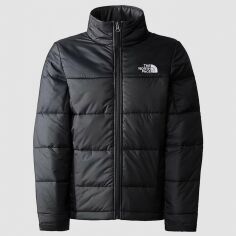 Акция на Підліткова зимова лижна куртка для хлопчика The North Face NF0A7ZIWKX71 XL/170-176 см Чорна от Rozetka