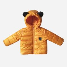 Акция на Дитяча демісезонна куртка для дівчинки Одягайко 22877 80 см Оранжева от Rozetka