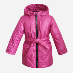 Акція на Дитяча демісезонна куртка для дівчинки Одягайко 22861 110 см Рожева від Rozetka