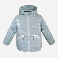 Акція на Дитяча демісезонна куртка для дівчинки Одягайко 22823 110 см Блакитна від Rozetka