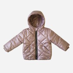 Акція на Дитяча демісезонна куртка для дівчинки Одягайко 22839 74 см Пудрова від Rozetka