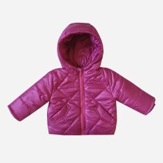 Акция на Дитяча демісезонна куртка для дівчинки Одягайко 22839 80 см Рожева от Rozetka