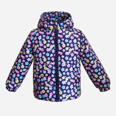 Акція на Дитяча демісезонна куртка для дівчинки Одягайко 22756 92 см Квітковий принт від Rozetka