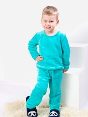 Акція на Піжама дитяча утеплена (світшот + штани) Носі Своє 6079-034-4 116 см Ментол (p-5455-61881) від Rozetka