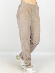 Акція на Спортивні штани жіночі Leinle 1493 3XL Бежеві від Rozetka