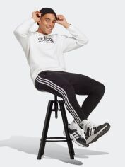 Акция на Спортивні штани чоловічі Adidas Sportswear M 3S Sj To Pt IC0044 L Black/White от Rozetka