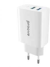 Акция на Proove Wall Charger 2xUSB+USB-C Rapid 20W White от Y.UA