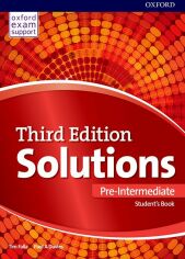 Акция на Solutions 3rd Edition Pre-Intermediate: Student's Book with Online Practice от Y.UA