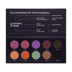 Акция на Палетка тіней для повік Affect Cosmetics Evening Mood Eyeshadows Palette, 25 г от Eva