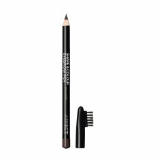 Акція на Олівець для брів Affect Cosmetics Shape & Colour Eyebrow Pen зі щіточкою, Rich Brown, 1.2 г від Eva
