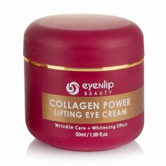 Акция на Крем для шкіри навколо очей Eyenlip Collagen Power Lifting Eye Cream з колагеном, 50 мл от Eva