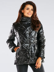 Акція на Куртка демісезонна коротка жіноча Awama A384 212921 L-XL Чорна від Rozetka