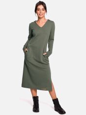 Акция на Плаття BeWear B128 90808 L Khaki от Rozetka