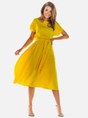 Акция на Плаття Awama A296 106797 L Yellow от Rozetka