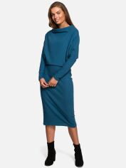 Акция на Плаття Stylove S245 235509 2XL-3XL Ocean Blue от Rozetka