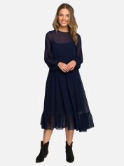 Акция на Плаття Stylove S319 1201243 L Navy Blue от Rozetka