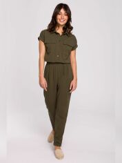 Акція на Комбінезон жіночий BeWear B223 1130338 2XL Khaki від Rozetka