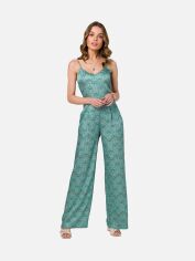 Акція на Комбінезон жіночий Stylove S334 1423665 2XL Зелений з різнокольоровим від Rozetka