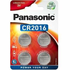 Акція на Батарейка Panasonic CR2016 блистер, 4 шт (CR-2016EL/4B) від MOYO