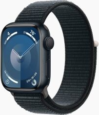 Акция на Apple Watch Series 9 41mm Gps Midnight Aluminum Case with Midnight Sport Loop (MR8Y3) от Stylus