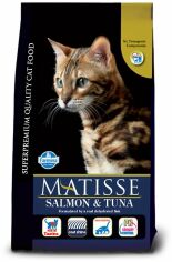 Акція на Сухий корм Farmina Matisse Adult Salmon & Tuna для дорослих кішок з лососем та тунцем 10 кг (161033) від Y.UA