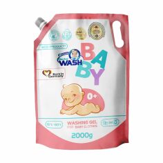 Акция на Гель для прання дитячого одягу Doctor Wash Baby, 34 цикли прання, 2 кг от Eva
