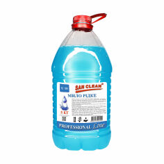 Акція на Рідке мило San Clean Professional Line Блакитне, 5 кг від Eva