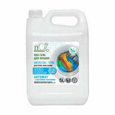Акція на Еко-гель для прання різних типів тканин nO% green home Universal Total 100 циклів прання, 5 л від Eva