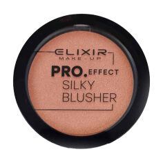 Акция на Рум'яна для обличчя Elixir Pro. Effect Silky Blusher 104 Tropical Grow, 12 г от Eva