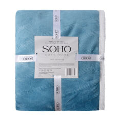 Акція на Ковдра флісова Soho Plush Hugs, Silver Blue, 200*220 см (6878743) від Eva