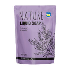 Акція на Заспокійливе рідке мило Bioton Cosmetics Nature Liquid Soap Lavander, 450 мл від Eva