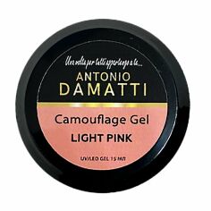 Акция на Камуфлювальний гель для нігтів Antonio Damatti Camouflage Gel Light Pink, 15 мл от Eva