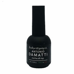 Акція на Матово-вельветовий топ для нігтів Antonio Damatti Matte Silk Top, 10 мл від Eva