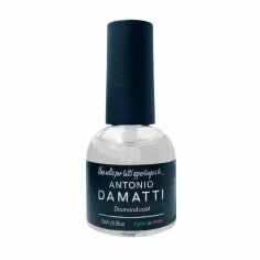 Акція на Топ для натуральних нігтів Antonio Damatti Diamond Coat Суперблиск, 15 мл від Eva