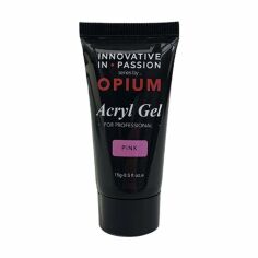 Акція на Акриловий гель для нігтів Innovative In Passion by Opium Acryl Gel, Pink, 15 г від Eva
