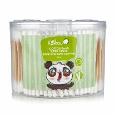 Акція на Бамбукові ватні палички Just Kawaii Suner Panda, 500 шт від Eva