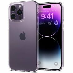 Акция на Чехол Spigen для Apple iPhone 14 Pro Liquid Crystal Crystal Clear (ACS04953) от MOYO