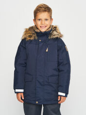 Акция на Дитяча зимова куртка-парка для хлопчика Lenne Janno 23368-229 128 см от Rozetka