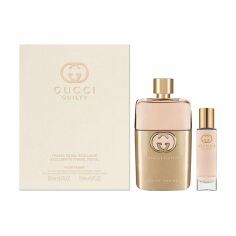 Акция на Парфумований жіночий набір Gucci Ladies Guilty Gift Set (парфумована вода, 90 мл + парфумована вода, 15 мл) от Eva