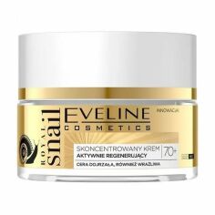 Акція на Концентрований крем для обличчя Eveline Cosmetics Royal Snail Активна регенерація 70+, 50 мл від Eva