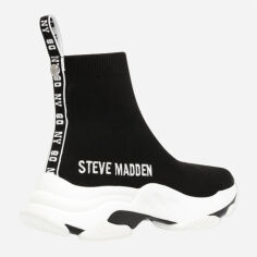 Акція на Жіночі снікери Steve Madden Master Sneaker SM11001442-001 40 25.4 см Чорні від Rozetka