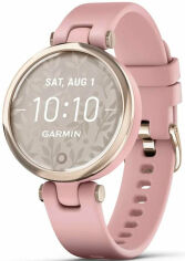 Акция на Garmin Lily Cream Gold Bezel with Dust Rose Case and Silicone Band (010-02384-13) от Stylus