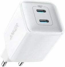 Акція на Anker Wall Charger 2xUSB-C PowerPort 521 Nano Pro 40W White (A2038G21) від Stylus