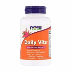 Акція на Вітамінно-мінеральний комплекс NOW foods Daily Vits, 120 капсул від Eva