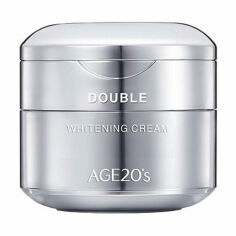 Акція на Відбілювальний крем для обличчя AGE 20's Double Whitening Cream, 45 г від Eva