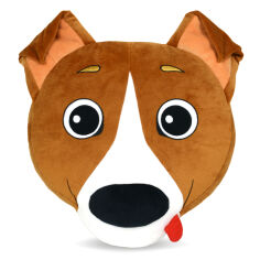 Акция на Подушка WP Merchandise пес Патрон (FWPATRONPI22WTBN2) от Будинок іграшок