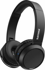 Акция на Навушники Philips Bluetooth headpohones TAH4205 Wireless Mic Black (TAH4205BK/00) от Rozetka