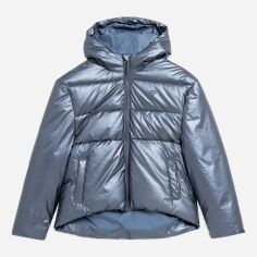 Акция на Підліткова демісезонна куртка для дівчинки 4F 4FJAW23TDJAF267-28S 158 см Блакитна от Rozetka